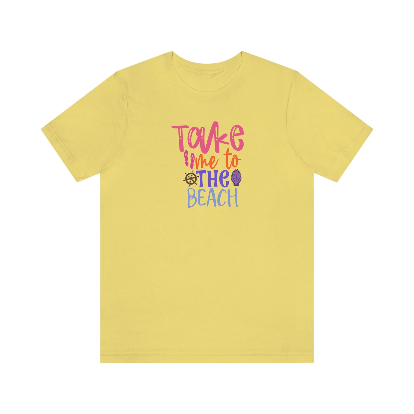 NWT - Take Me To The Beach Unisex Jersey Short Sleeve Tee