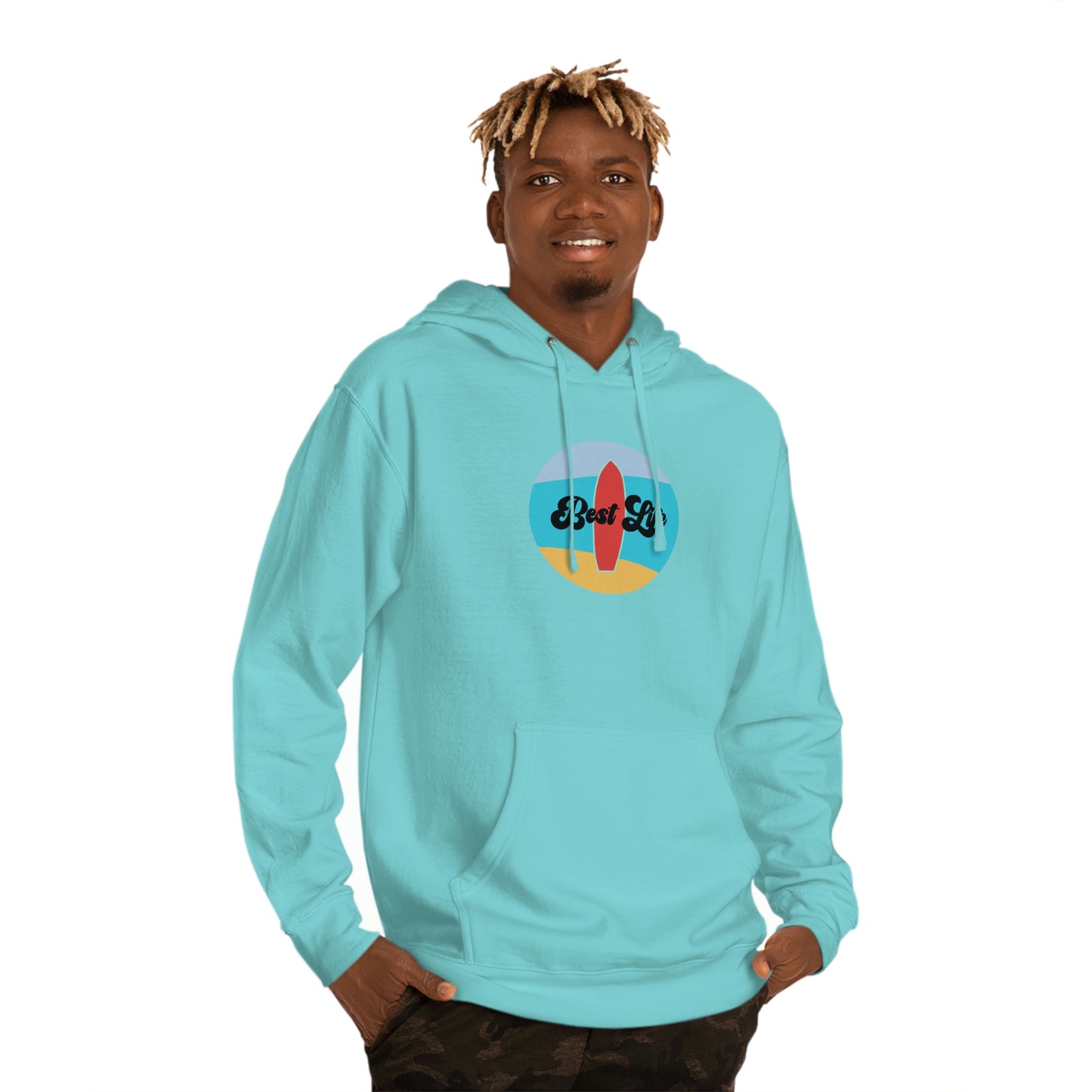 Best Life- Surfing Unisex Hooded Sweatshirt