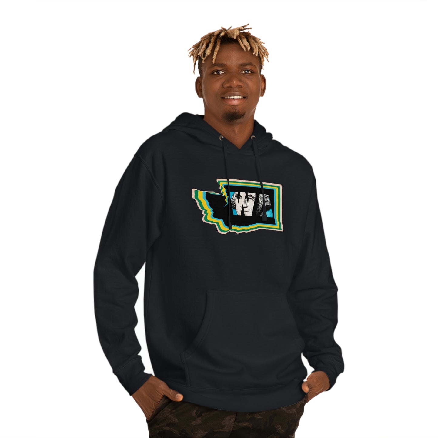 State Love- Washington Unisex Hooded Sweatshirt