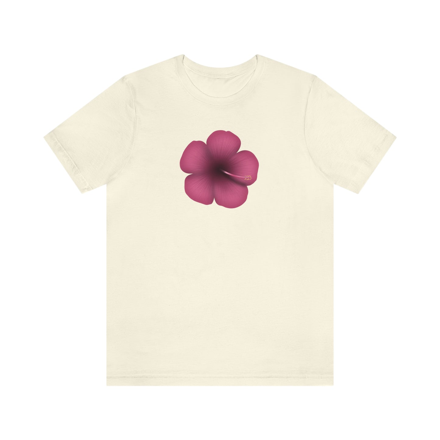 NWT Hibiscus Flower Unisex Jersey Short Sleeve Tee