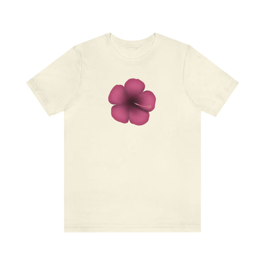 NWT Hibiscus Flower Unisex Jersey Short Sleeve Tee