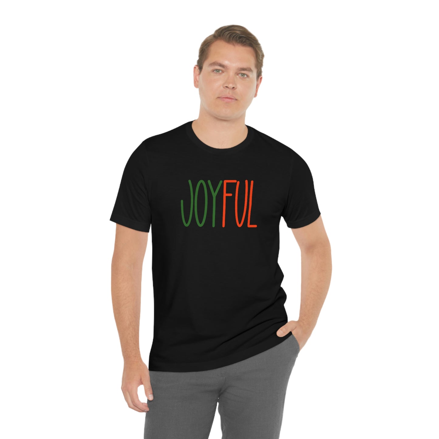 Holiday Joyful 1 Unisex Jersey Short Sleeve Tee