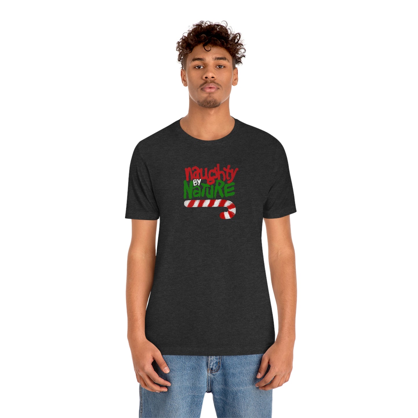 Holiday- Naughty by Nature Christmas Unisex Jersey Short Sleeve Tee