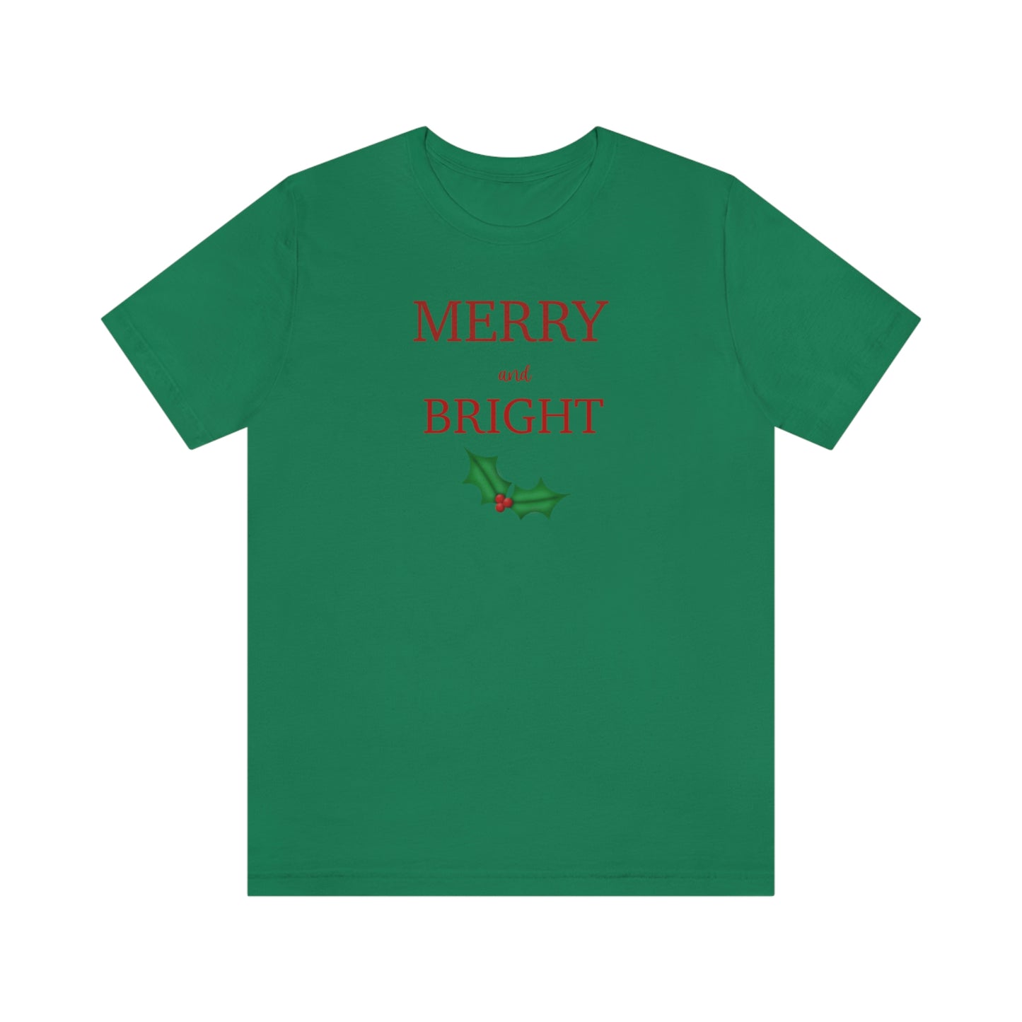 Holiday Merry Unisex Jersey Short Sleeve Tee