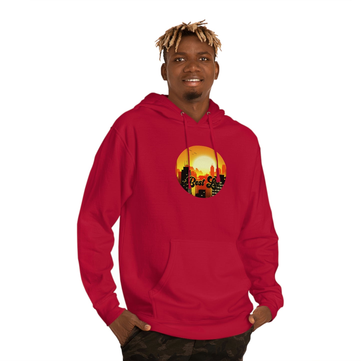 Best Life-Cityscape Unisex Hooded Sweatshirt