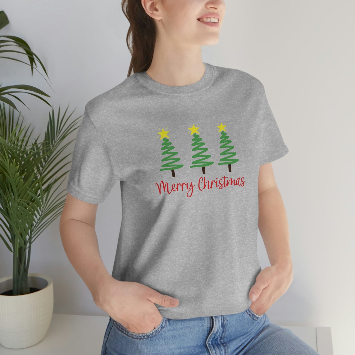 Holiday Merry Christmas Unisex Jersey Short Sleeve Tee