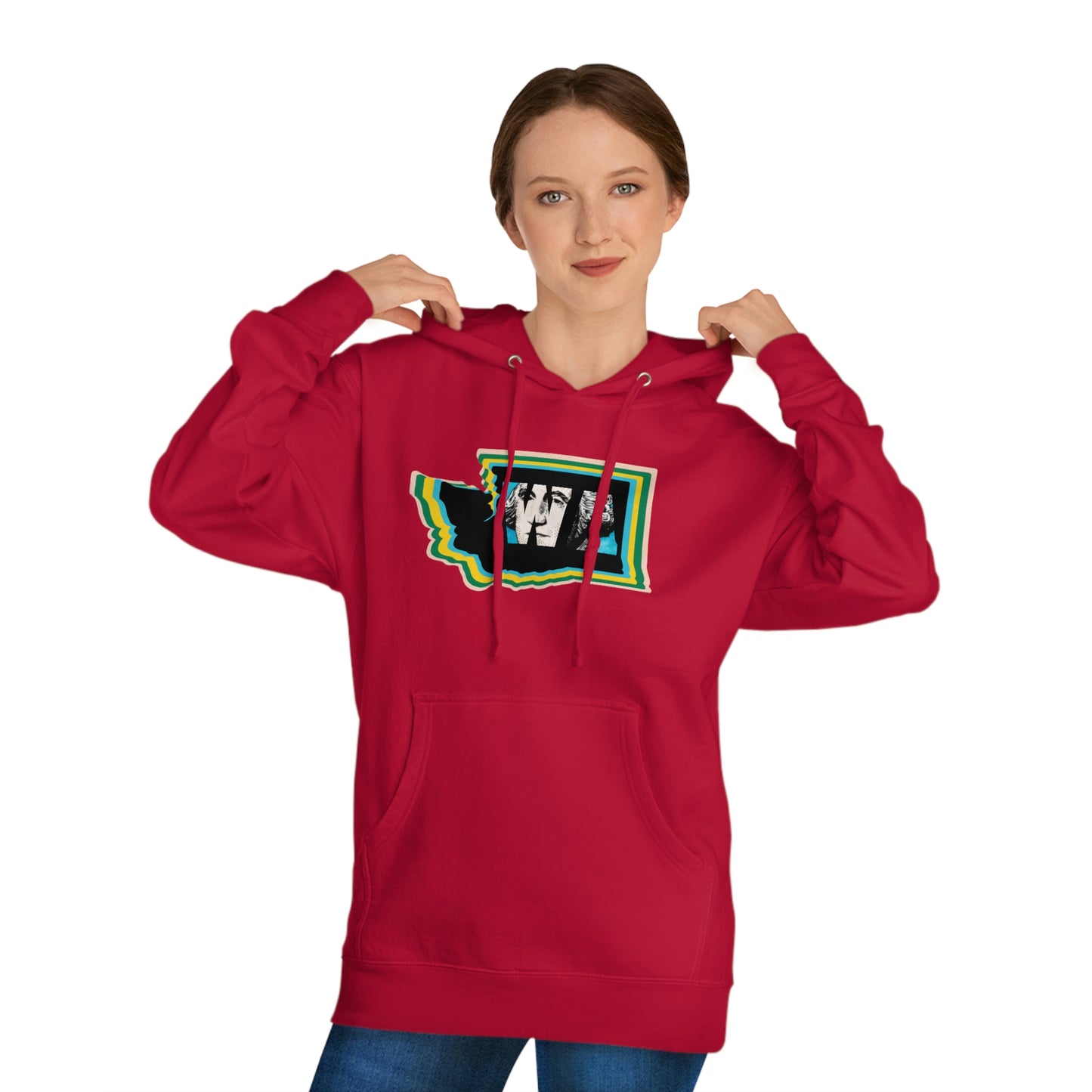 State Love- Washington Unisex Hooded Sweatshirt