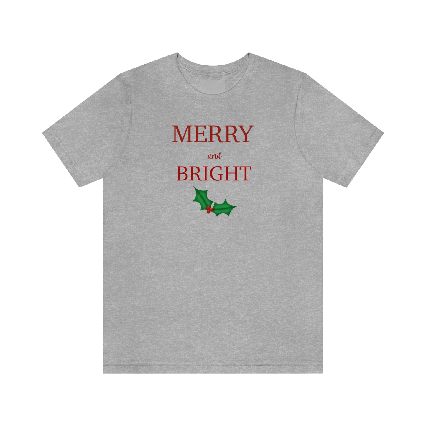 Holiday Merry Unisex Jersey Short Sleeve Tee