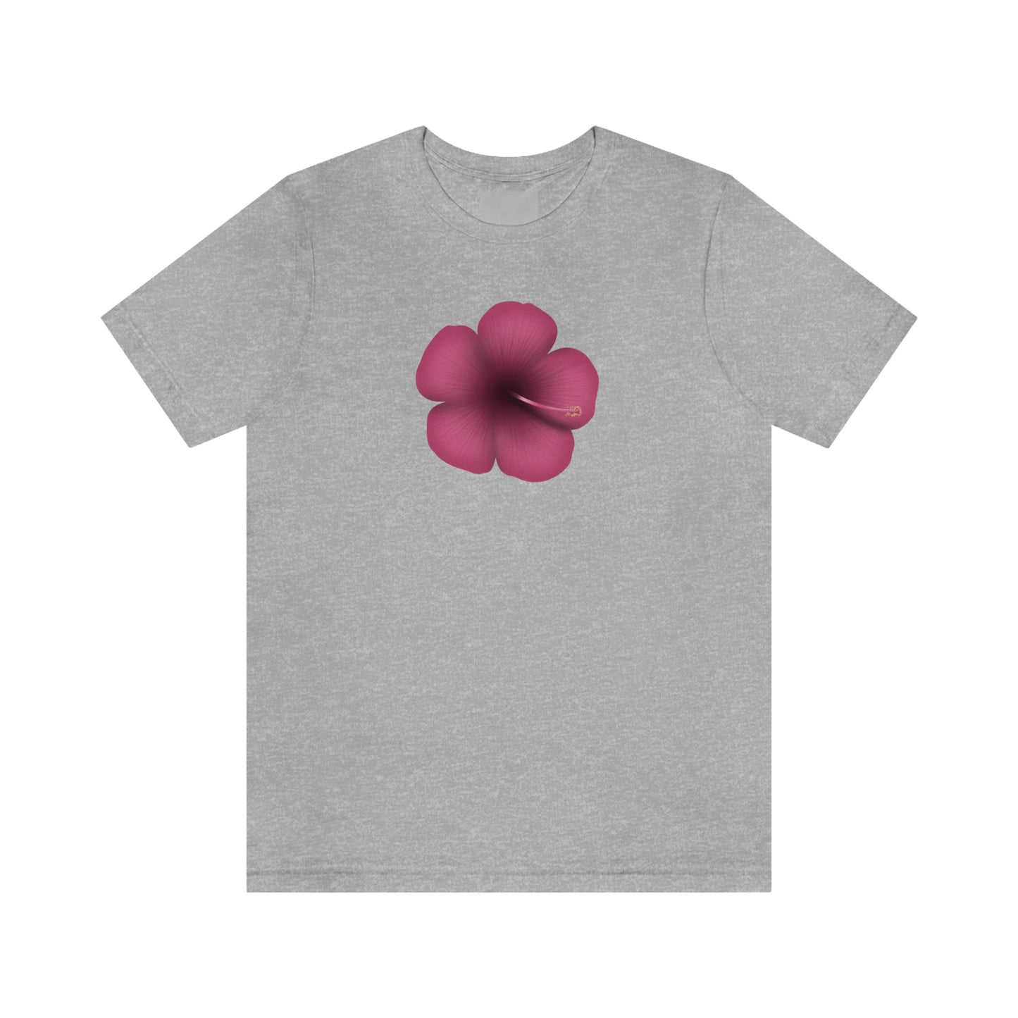 NWT Hibiscus Flower Unisex Jersey Short Sleeve Tee