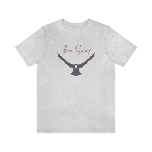 NWT- Free Spirit Unisex Jersey Short Sleeve Tee