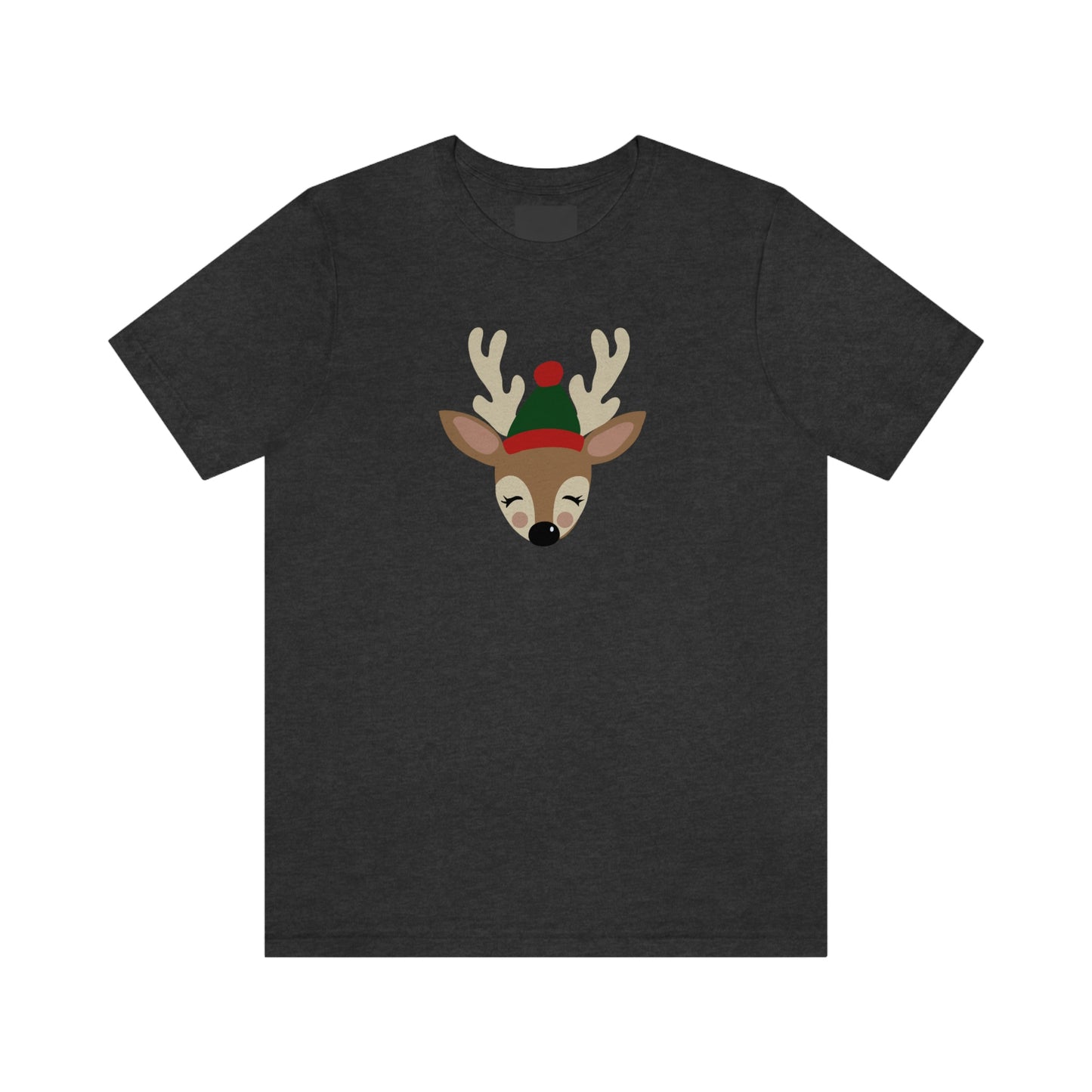 Holiday Reindeer Unisex Jersey Short Sleeve Tee