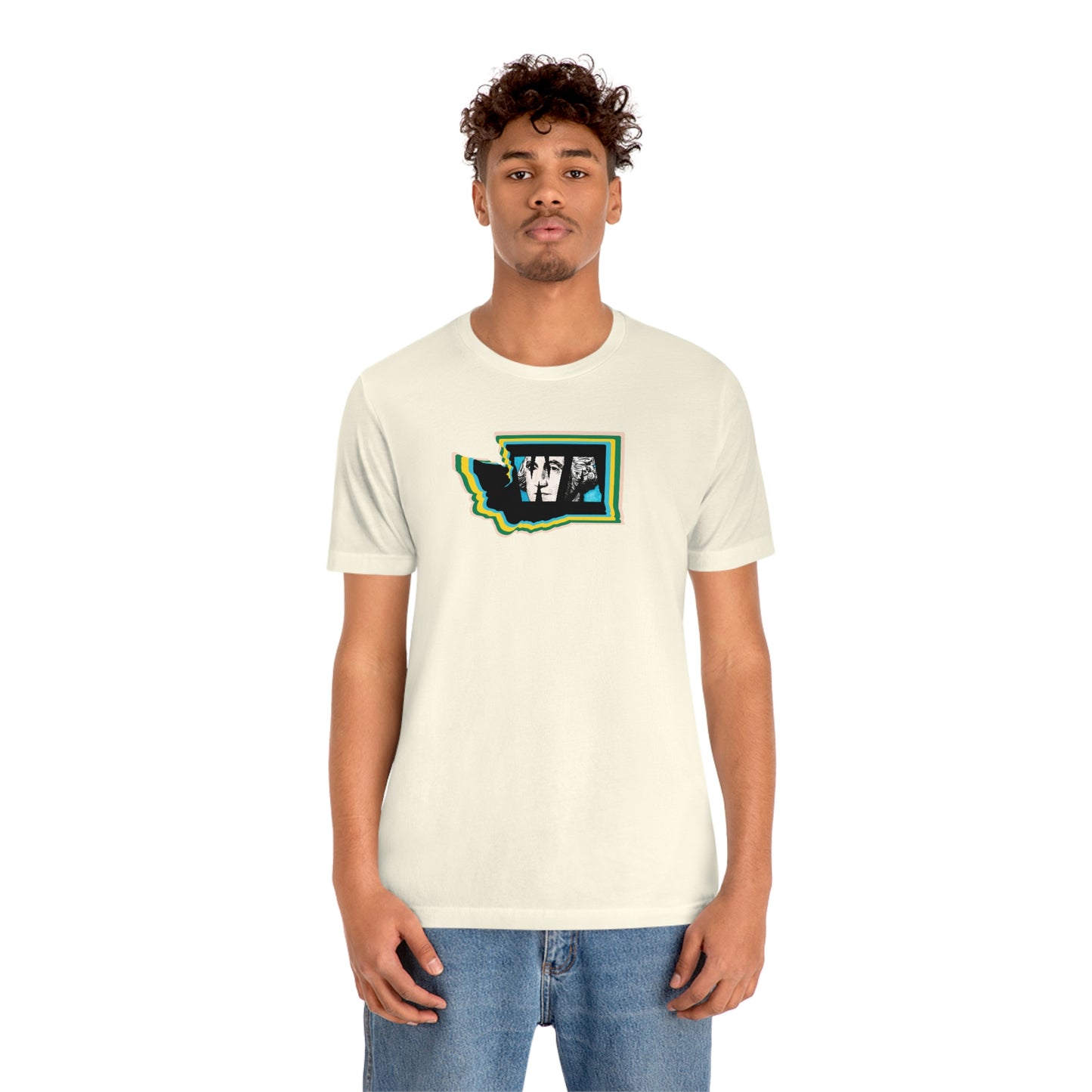 State Love- Washington Unisex Jersey Short Sleeve Tee