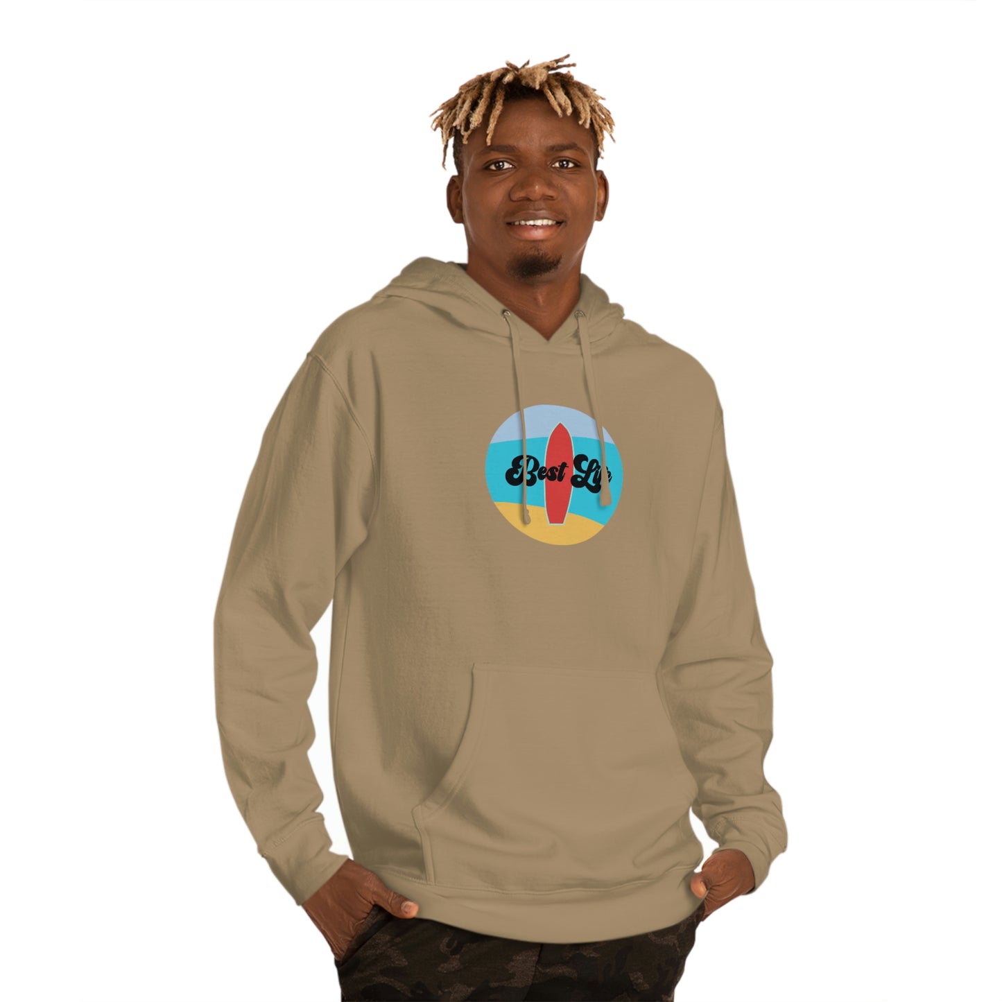 Best Life- Surfing Unisex Hooded Sweatshirt