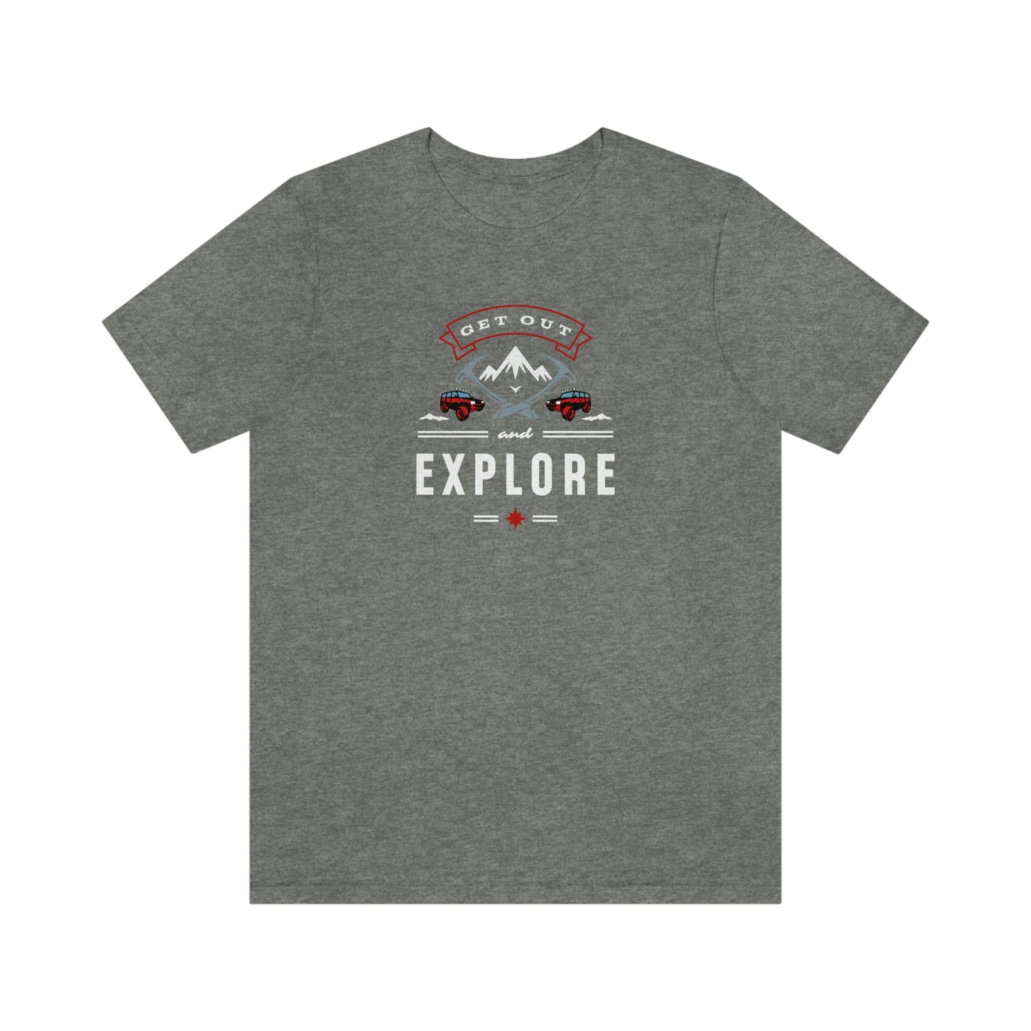 NWT - Get Out and Explore Unisex Jersey Short Sleeve Tee