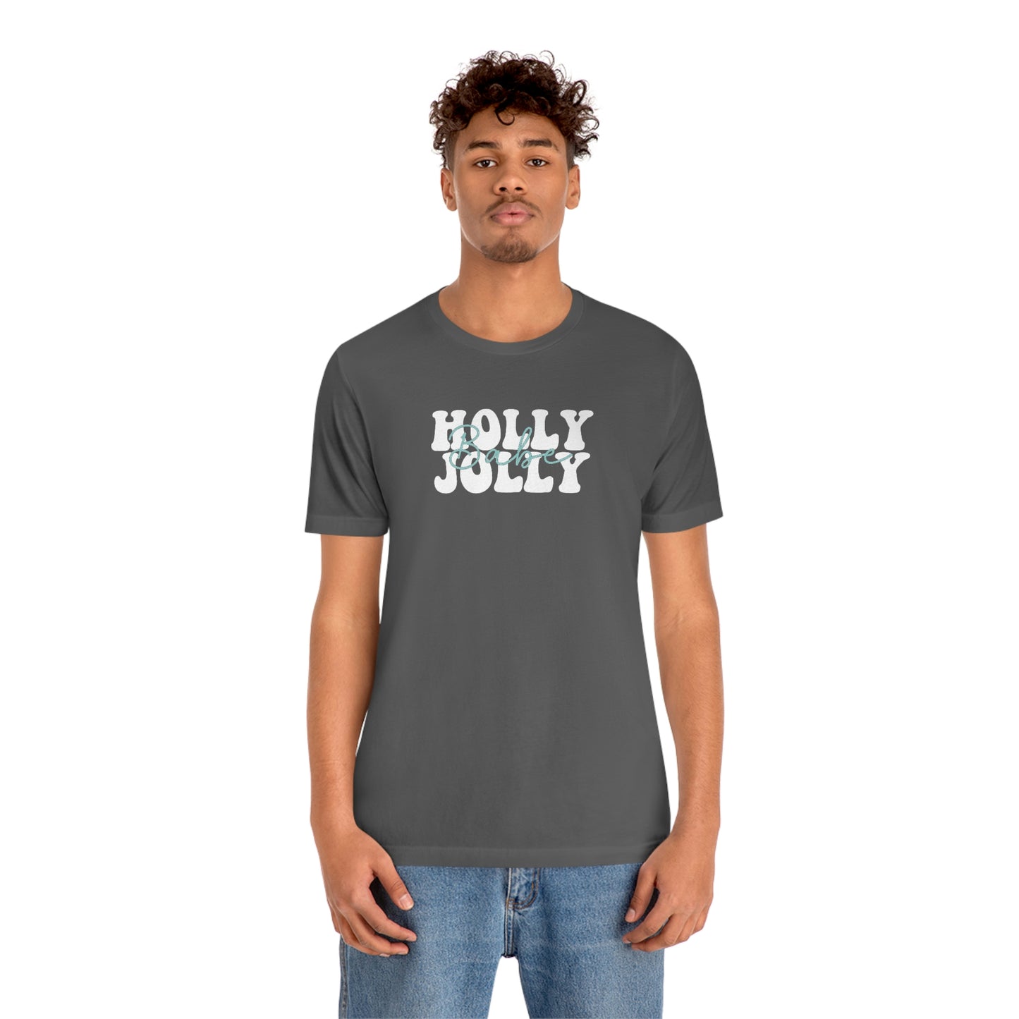 Holiday Holly Jolly Babe Unisex Jersey Short Sleeve Tee