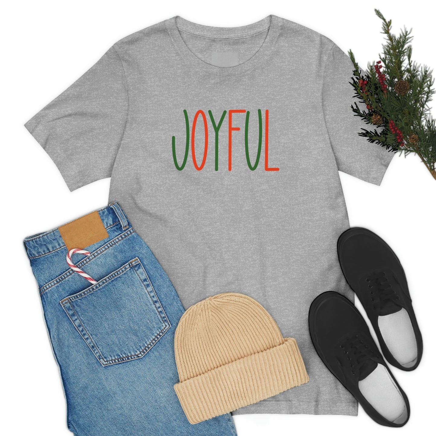 Holiday Joyful 2 Unisex Jersey Short Sleeve Tee