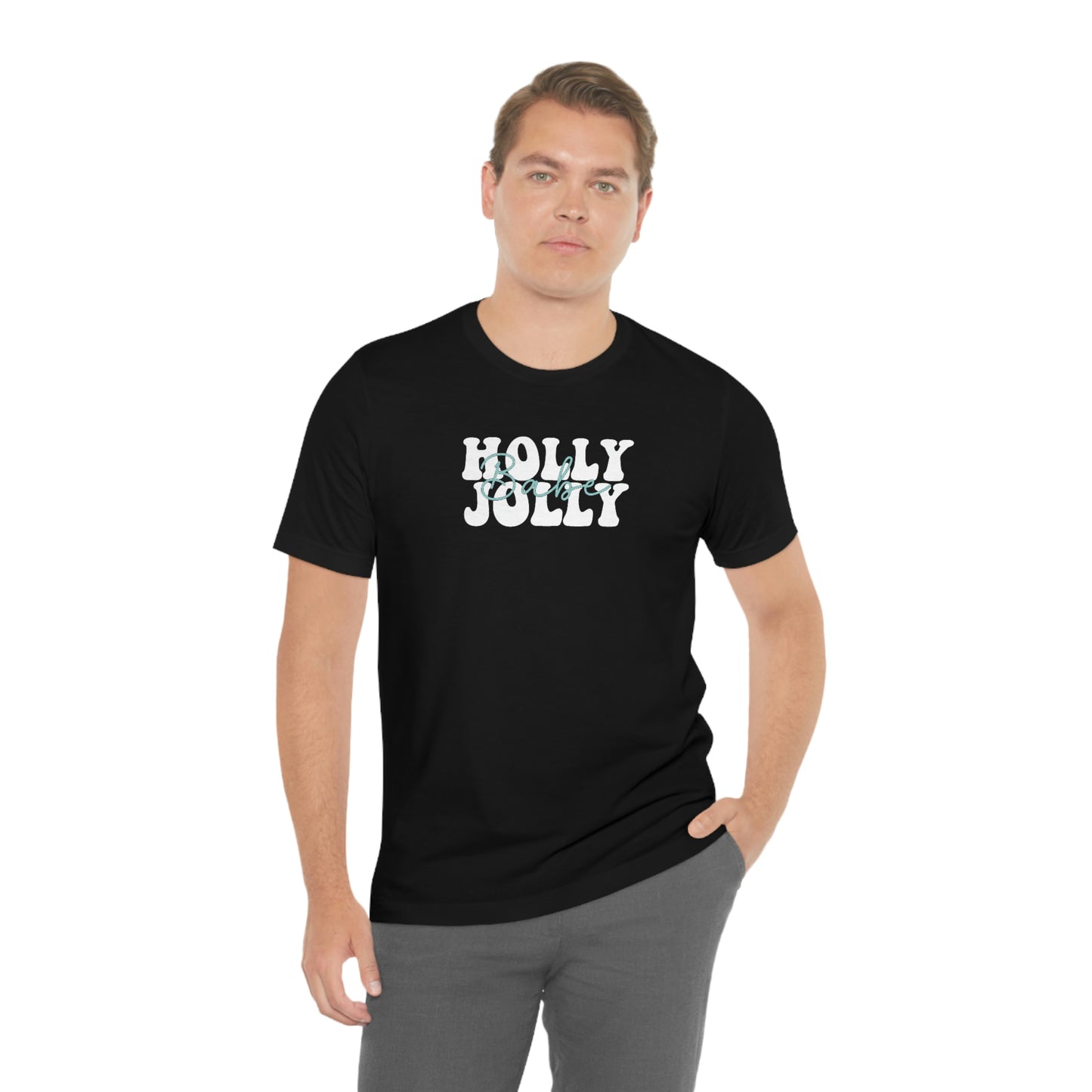 Holiday Holly Jolly Babe Unisex Jersey Short Sleeve Tee