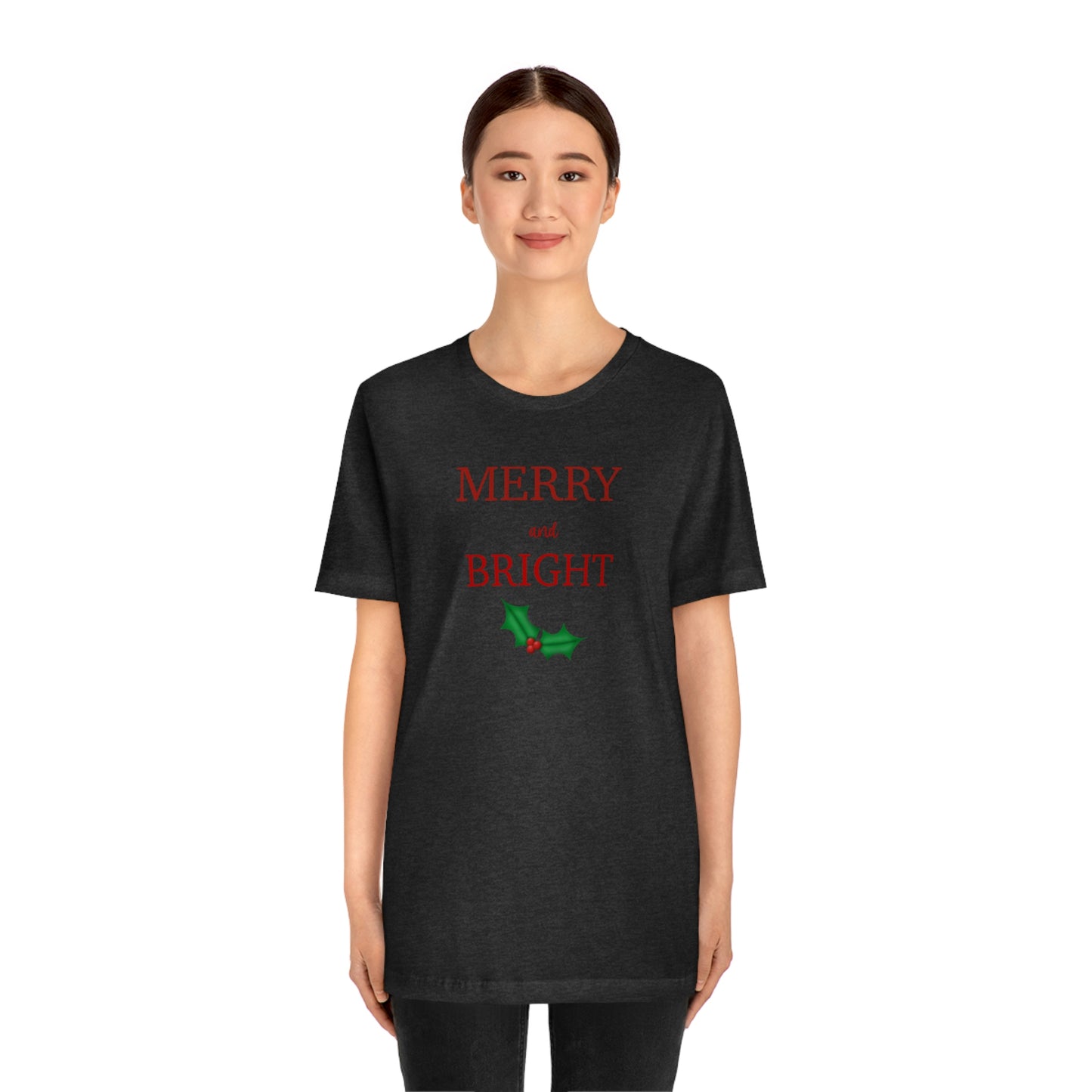 Holiday Merry Unisex Jersey Short Sleeve Tee