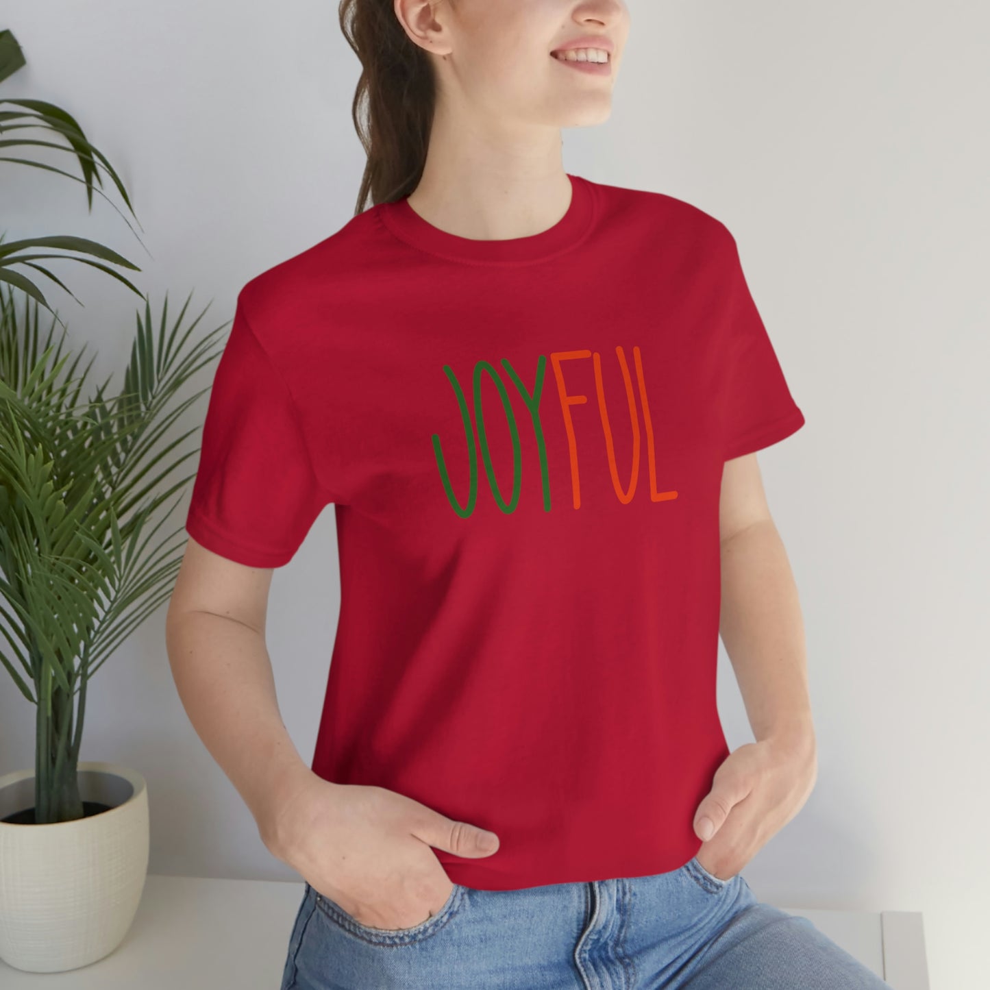 Holiday Joyful 1 Unisex Jersey Short Sleeve Tee