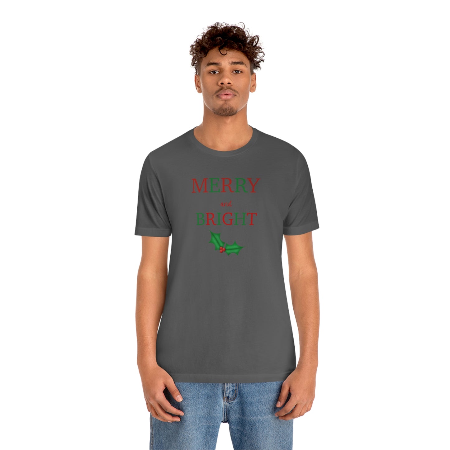 Holiday Merry 1 Unisex Jersey Short Sleeve Tee