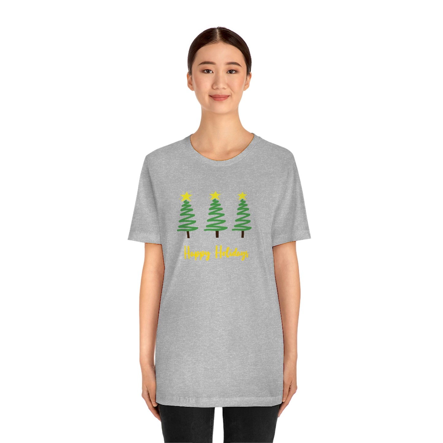 Holiday Happy Holidays Unisex Jersey Short Sleeve Tee