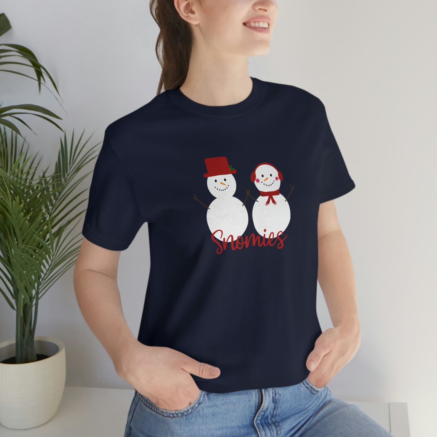 Holiday Red Snomies Unisex Jersey Short Sleeve Tee