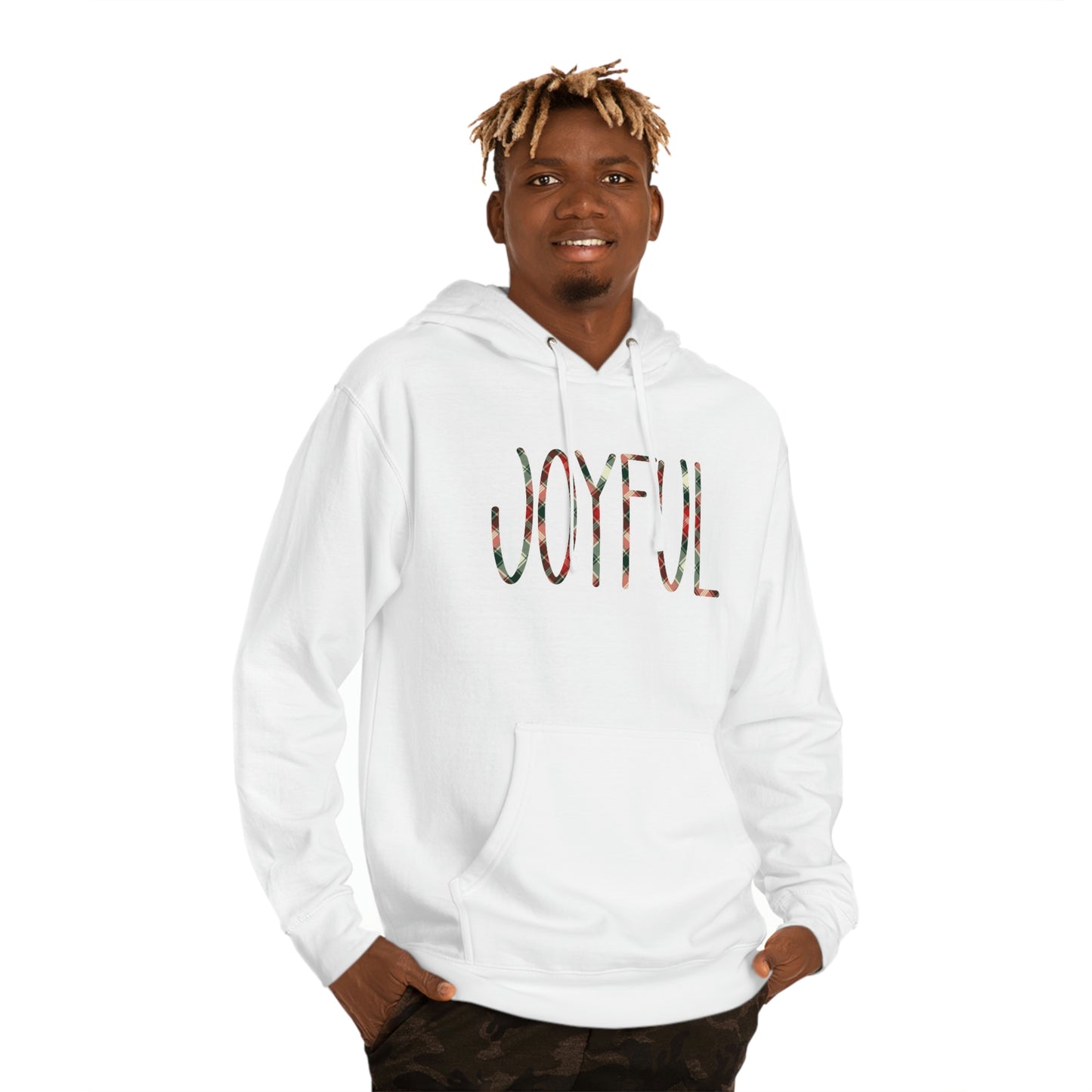 Holiday Joyful Unisex Hooded Sweatshirt