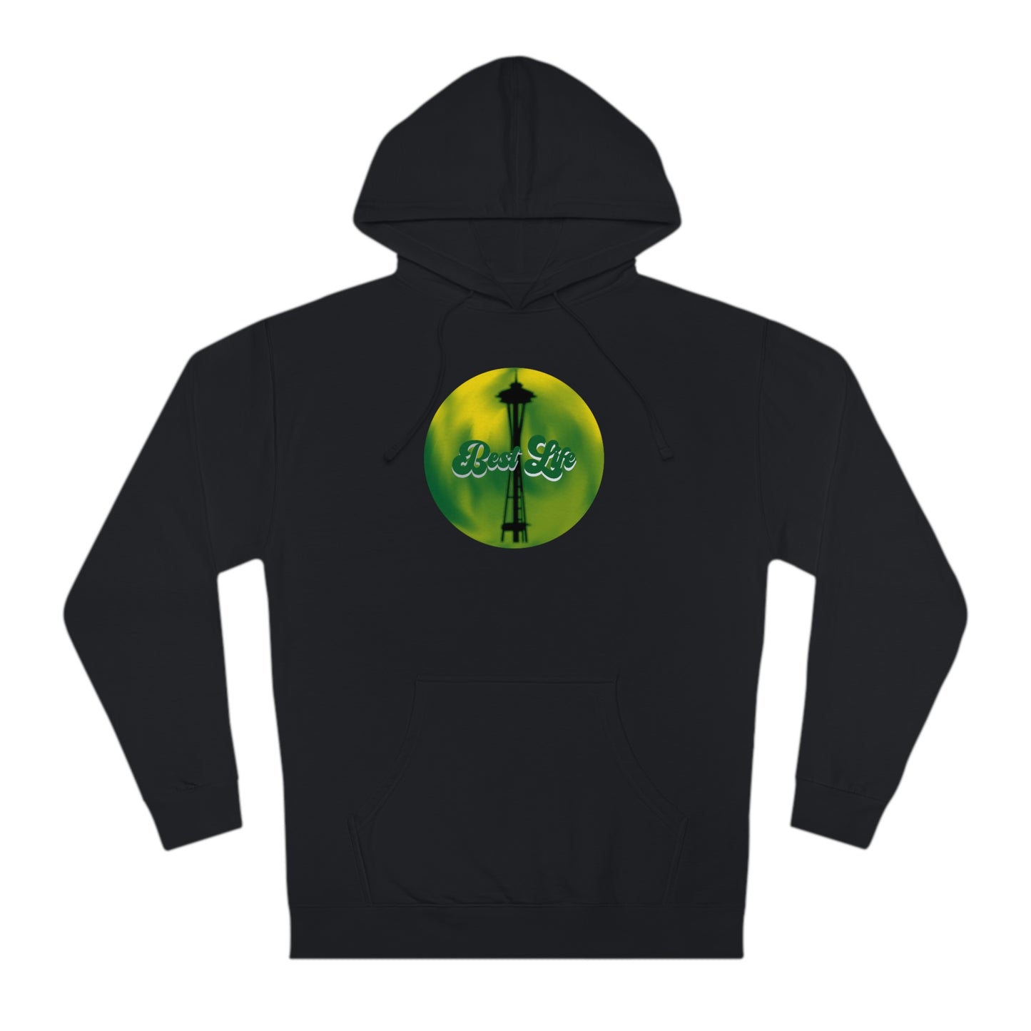 Best Life- Supersonic Space Needle Unisex Hooded Sweatshirt