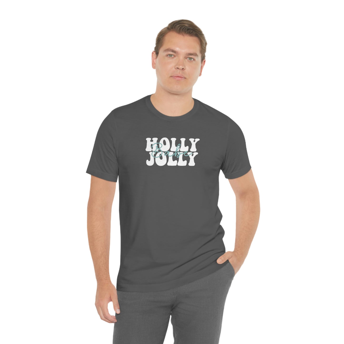 Holiday Holly Jolly Babe Unisex Jersey Short Sleeve Tee