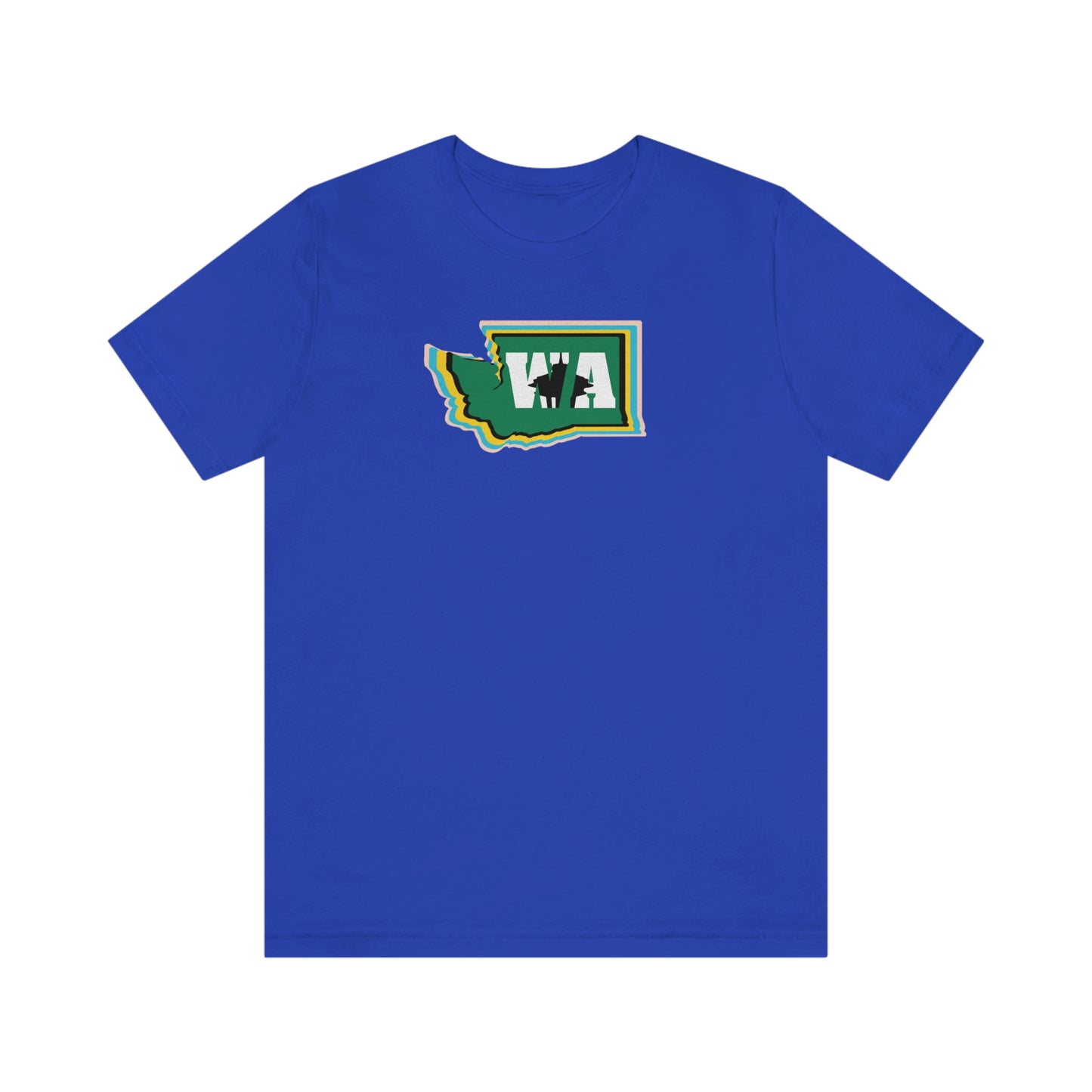 State Love- Washington Alternate Green SN Unisex Jersey Short Sleeve Tee