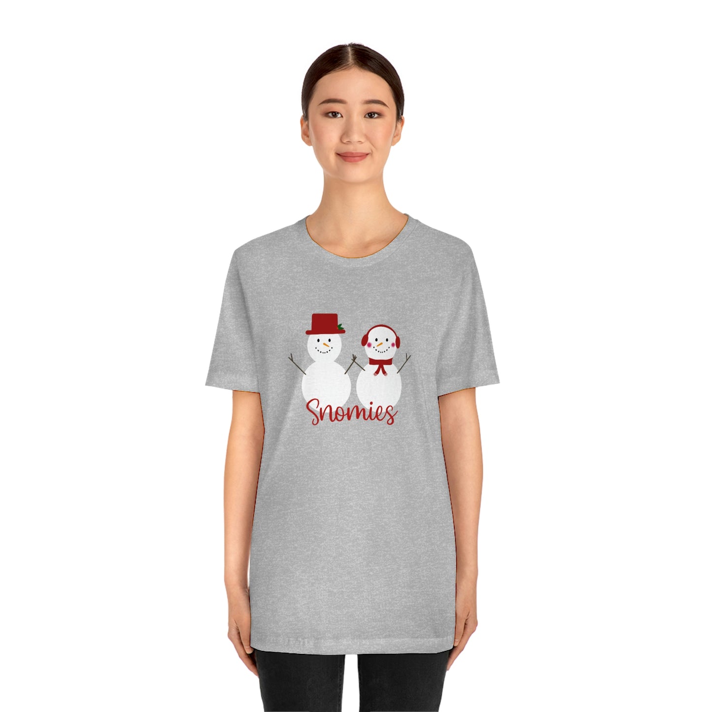 Holiday Red Snomies Unisex Jersey Short Sleeve Tee