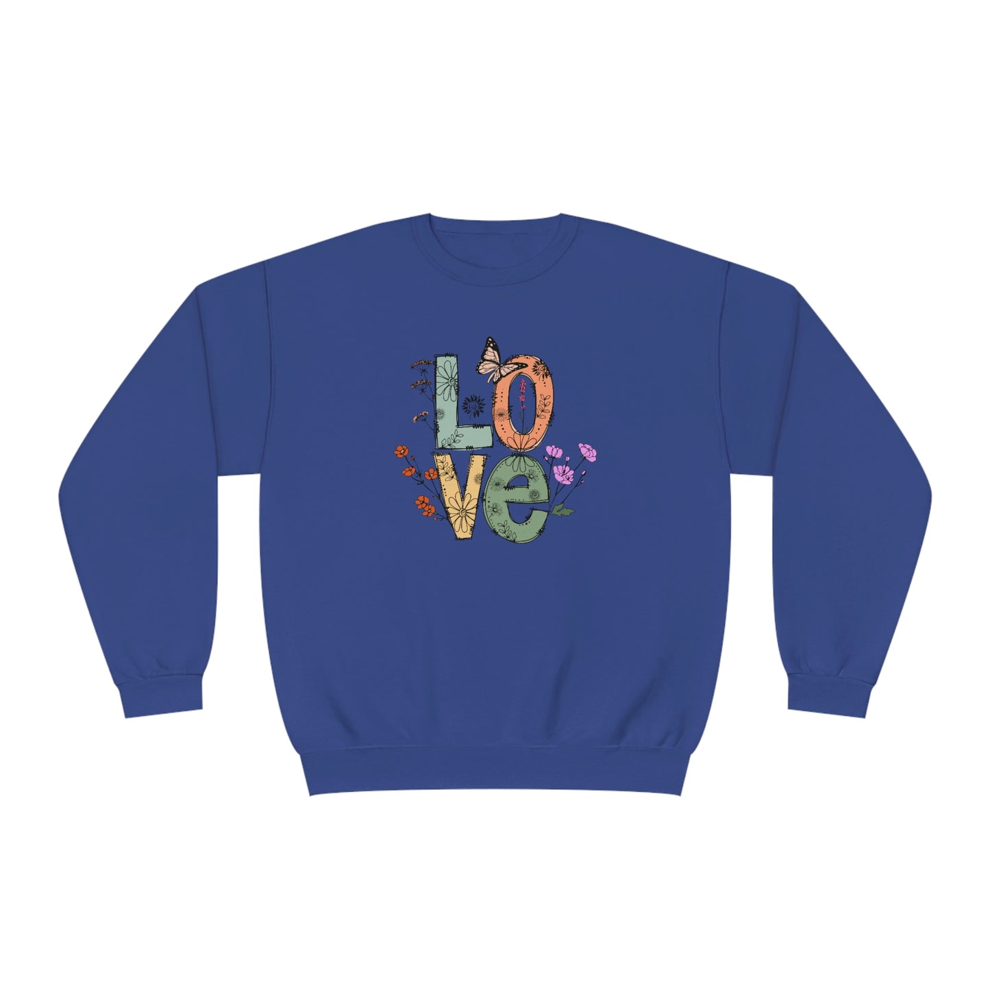 NWT - Wildflowers Love Unisex NuBlend® Crewneck Sweatshirt