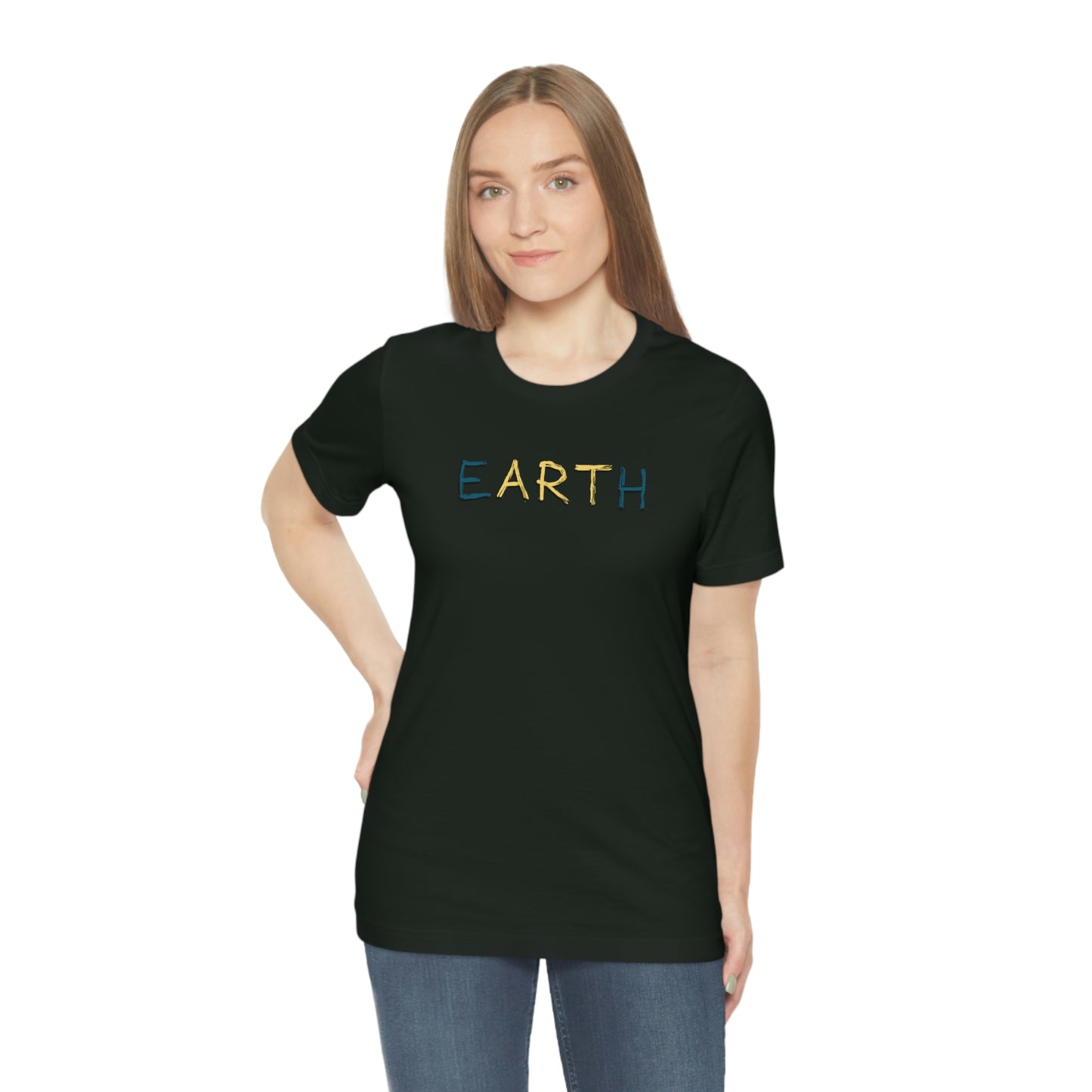 NWT- Earth Art Unisex Jersey Short Sleeve Tee