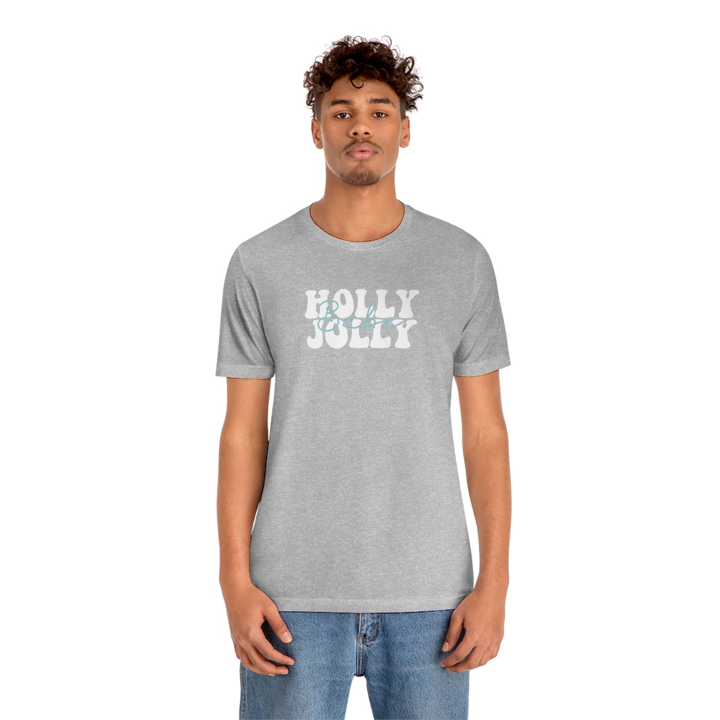 Holiday Holly Jolly Babe Unisex Jersey Short Sleeve Tee