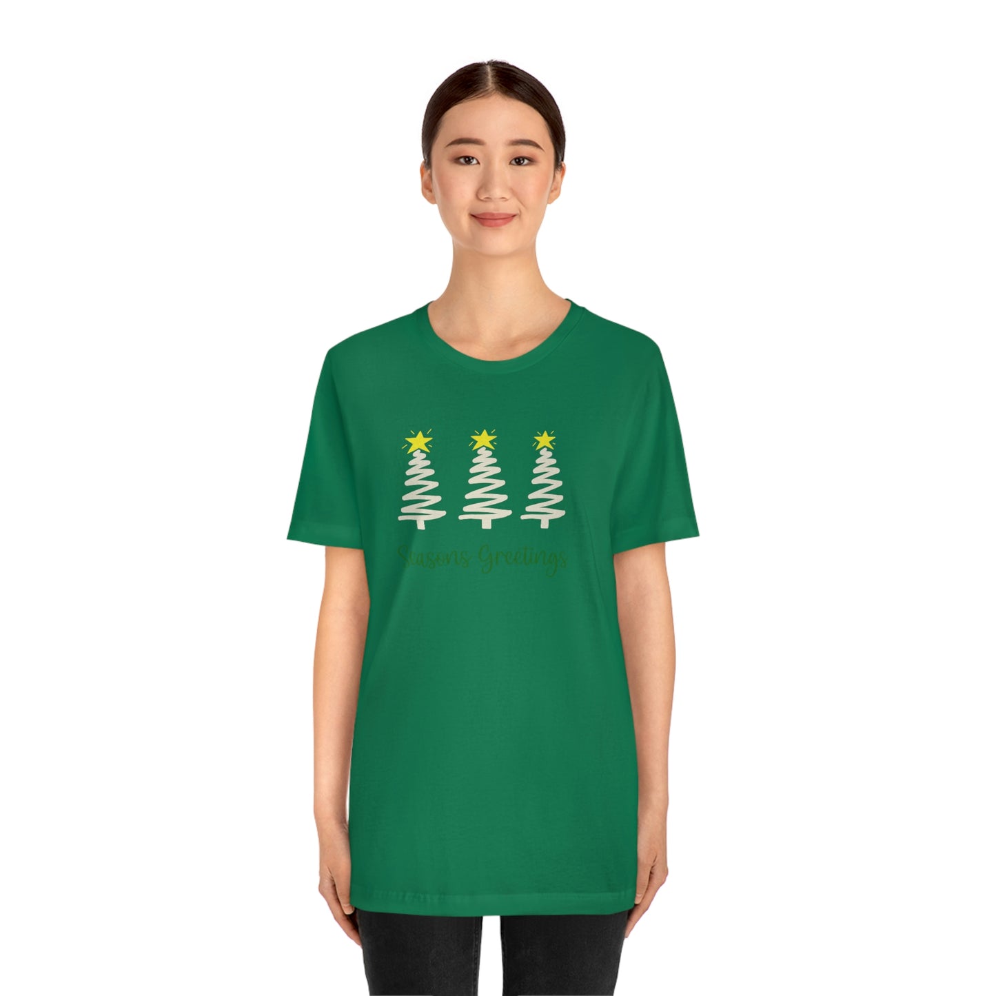 Holiday Seasons Greetings Unisex Jersey Short Sleeve Tee