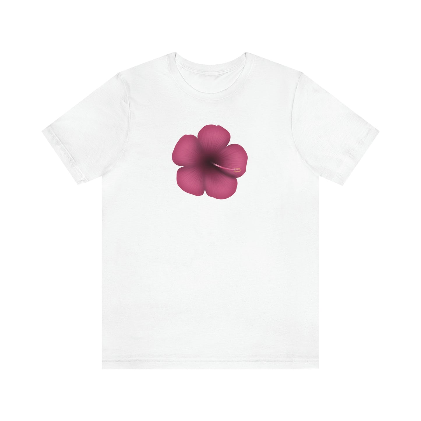 NWT Hibiscus Flower Unisex Jersey Short Sleeve Tee