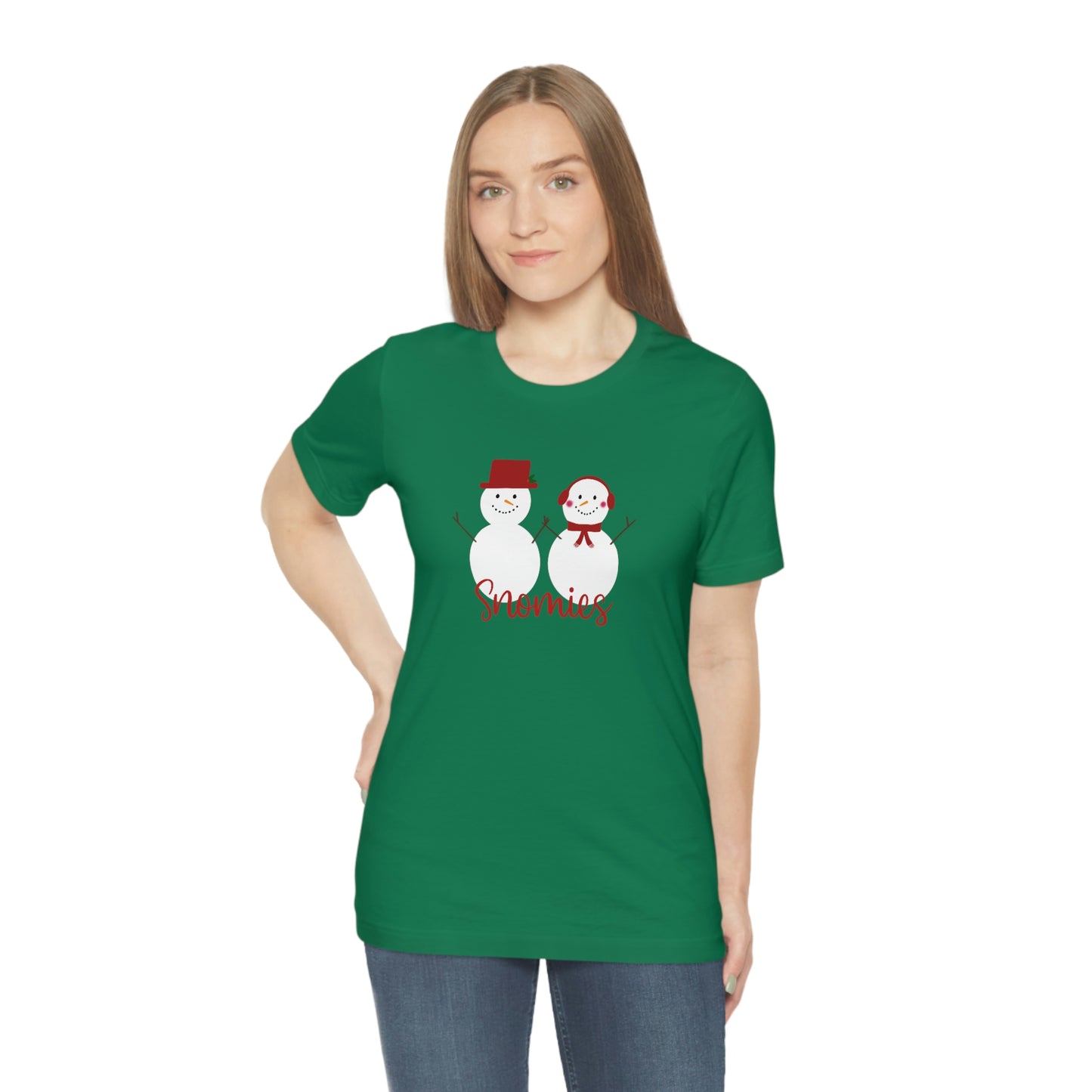 Holiday Red Snomies Unisex Jersey Short Sleeve Tee