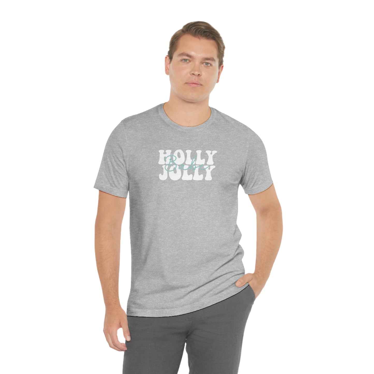 Holiday Holly Jolly Babe Unisex Jersey Short Sleeve Tee