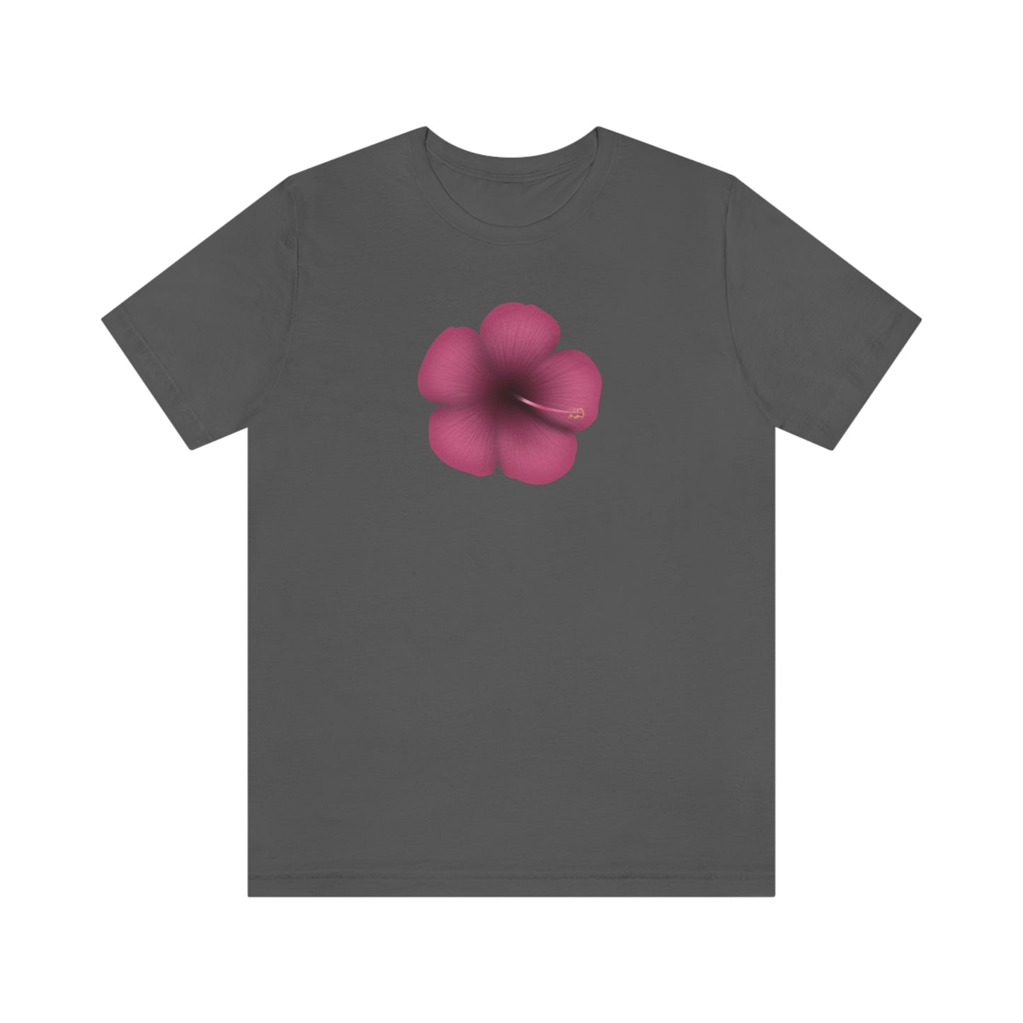 NWT Hibiscus Flower Unisex Jersey Short Sleeve Tee