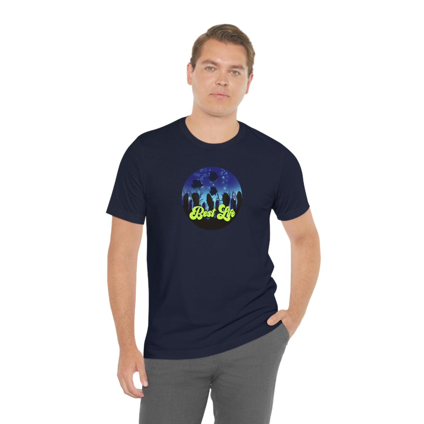 Best Life- Underwater Scene Unisex Jersey Short Sleeve Tee