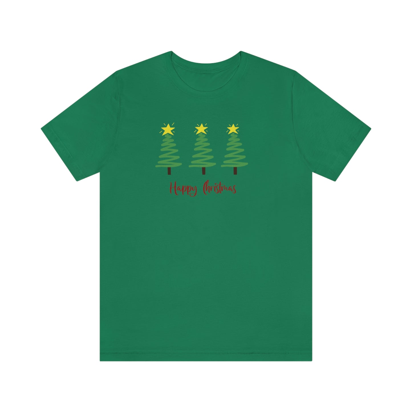 Holiday Happy Christmas Unisex Jersey Short Sleeve Tee