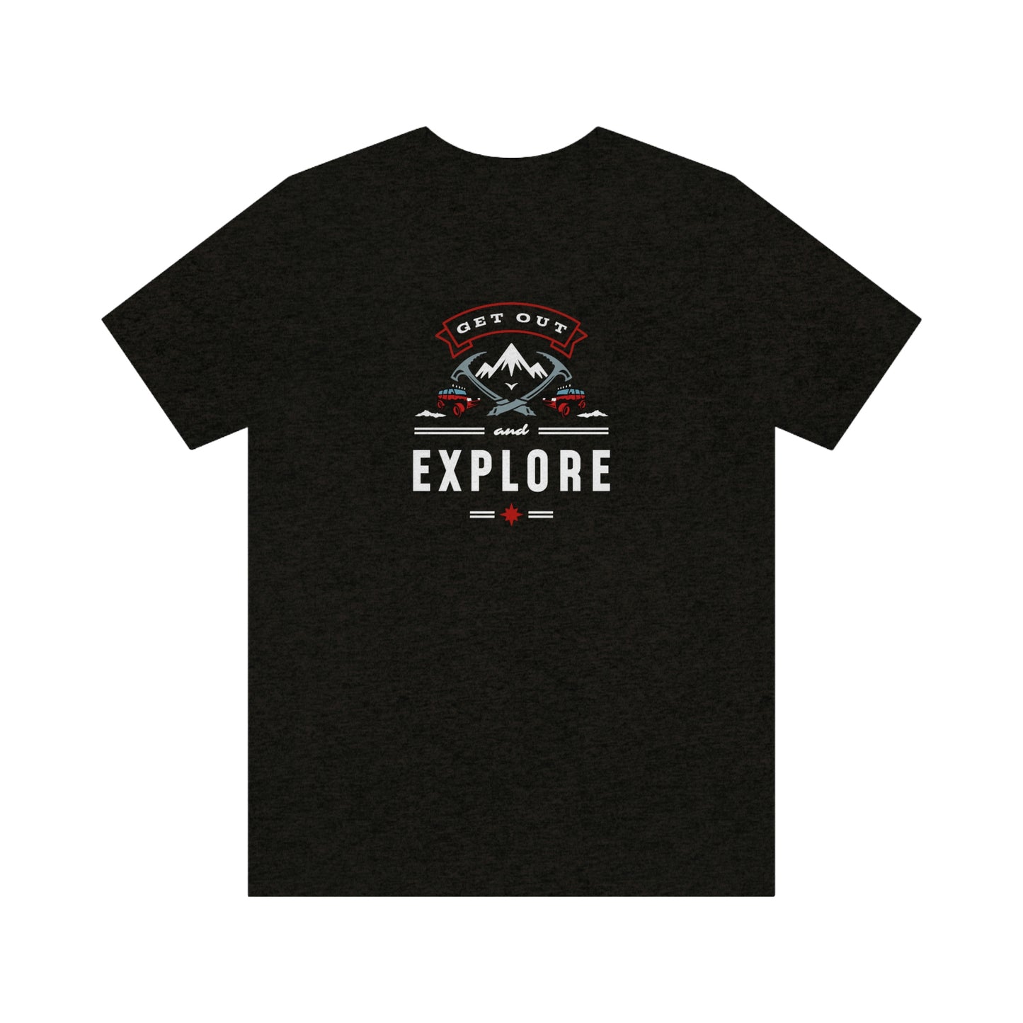 NWT - Get Out and Explore Unisex Jersey Short Sleeve Tee