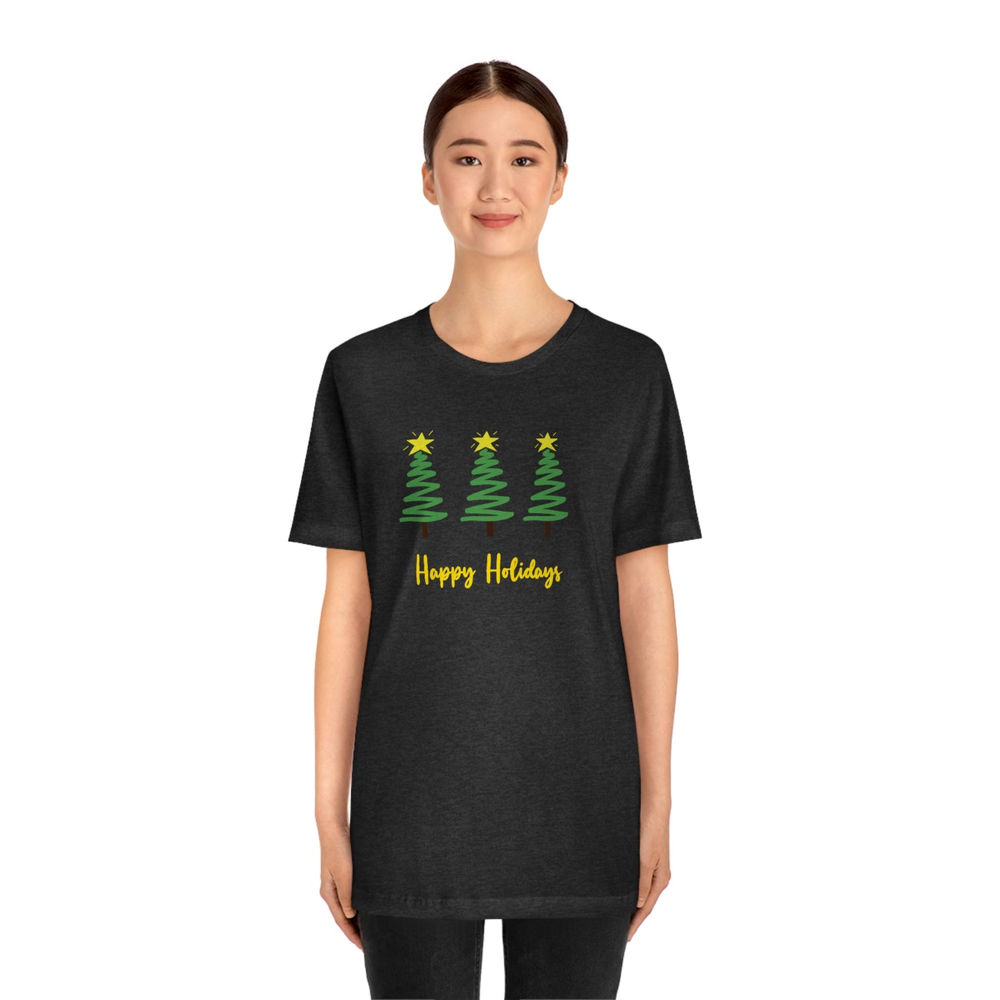 Holiday Happy Holidays Unisex Jersey Short Sleeve Tee