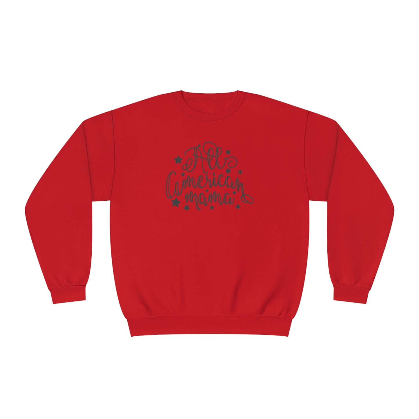 NWT- All American Mama Unisex NuBlend® Crewneck Sweatshirt