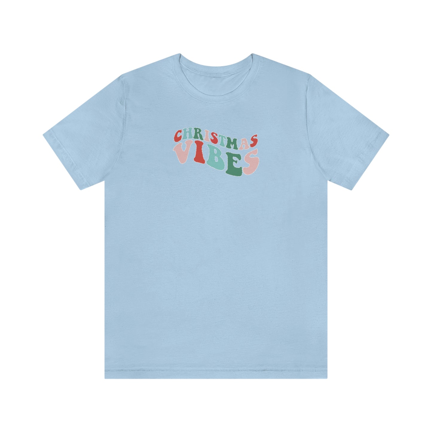 Holiday Christmas Vibes 1 Unisex Jersey Short Sleeve Tee