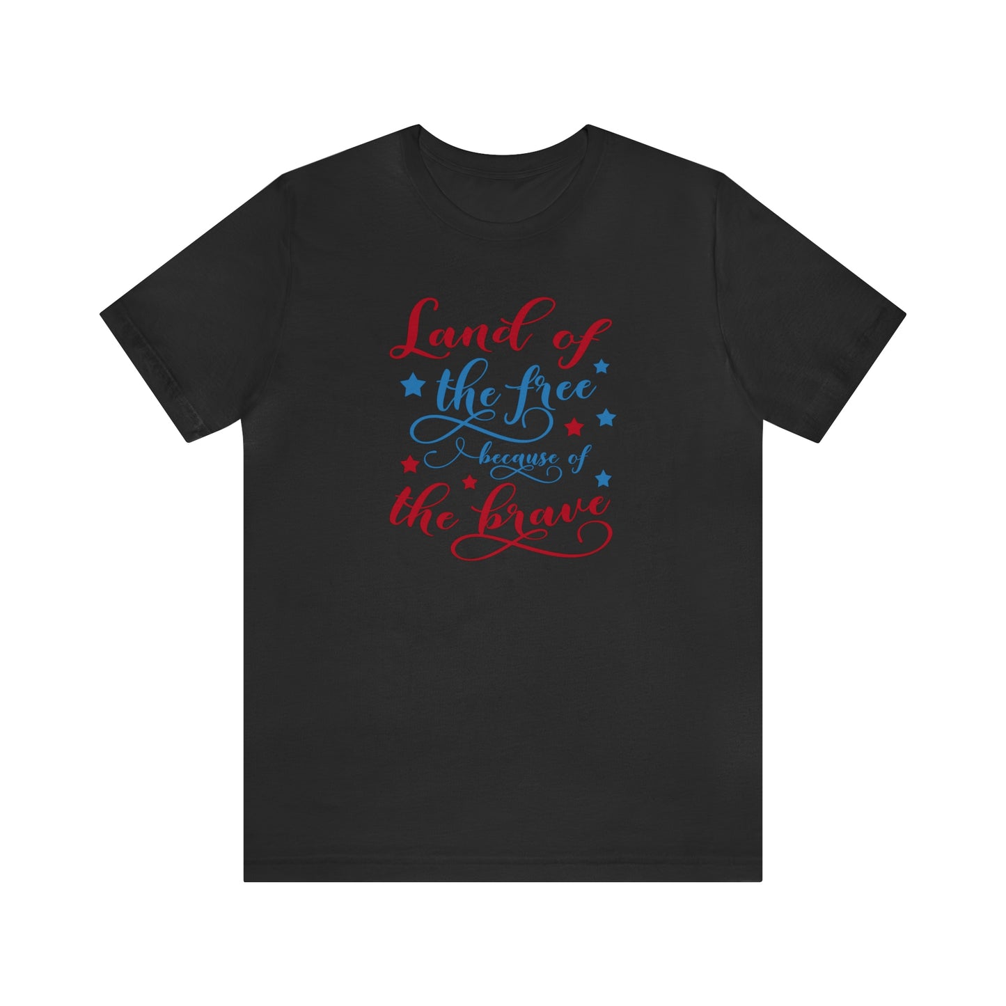 NWT- Land of the Free Unisex Jersey Short Sleeve Tee