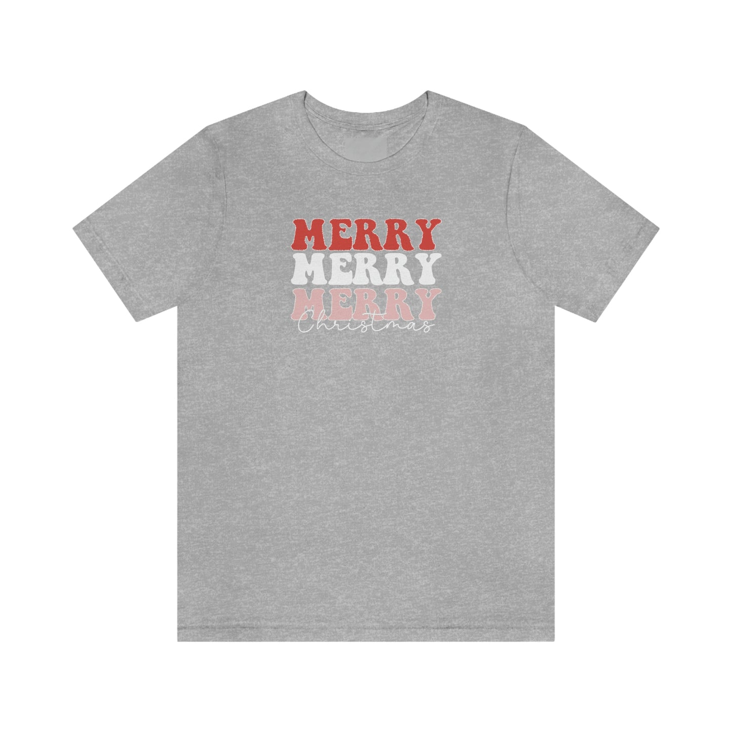 Holiday Merry Merry Merry Unisex Jersey Short Sleeve Tee