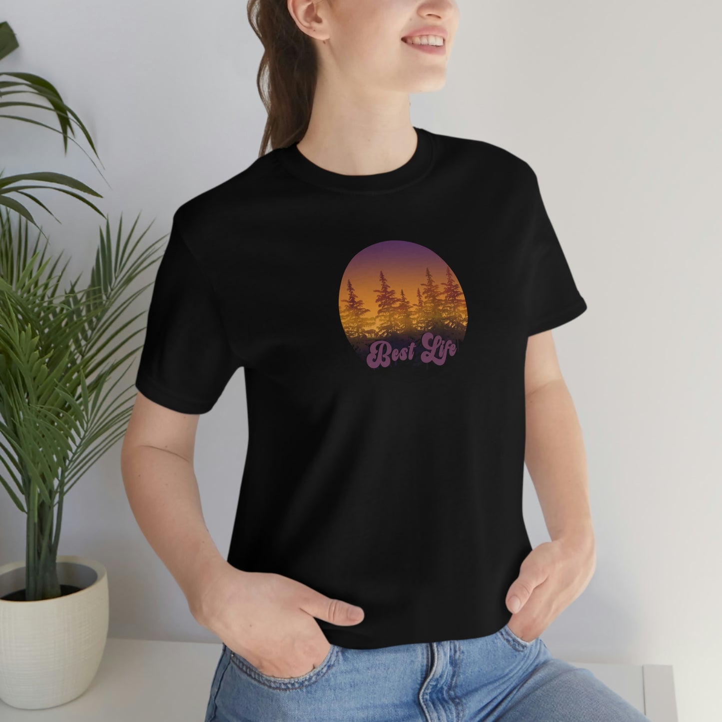 Best Life- Dawn Scene Unisex Jersey Short Sleeve Tee