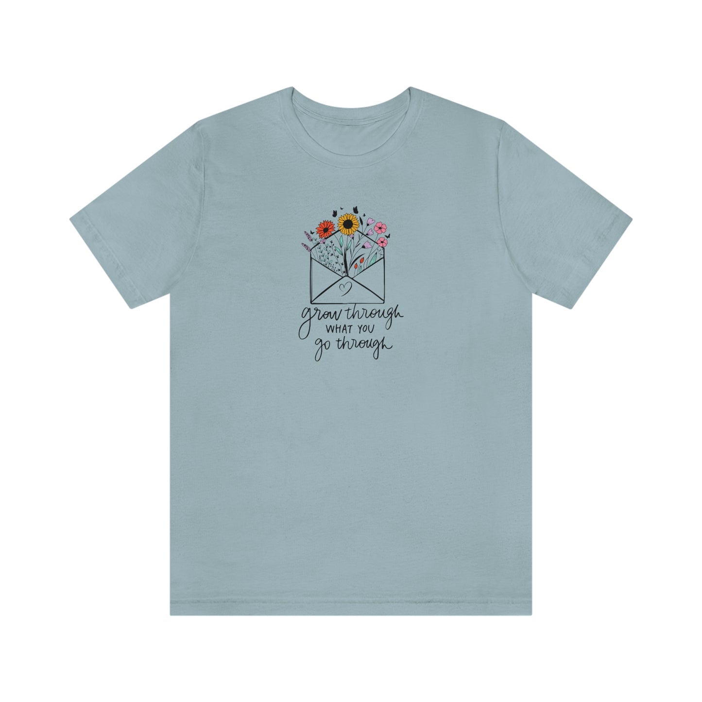 NWT - Wildflowers Grow Through Unisex Jersey Short Sleeve Tee