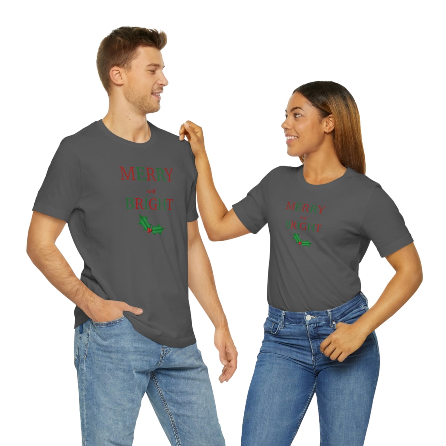 Holiday Merry 1 Unisex Jersey Short Sleeve Tee